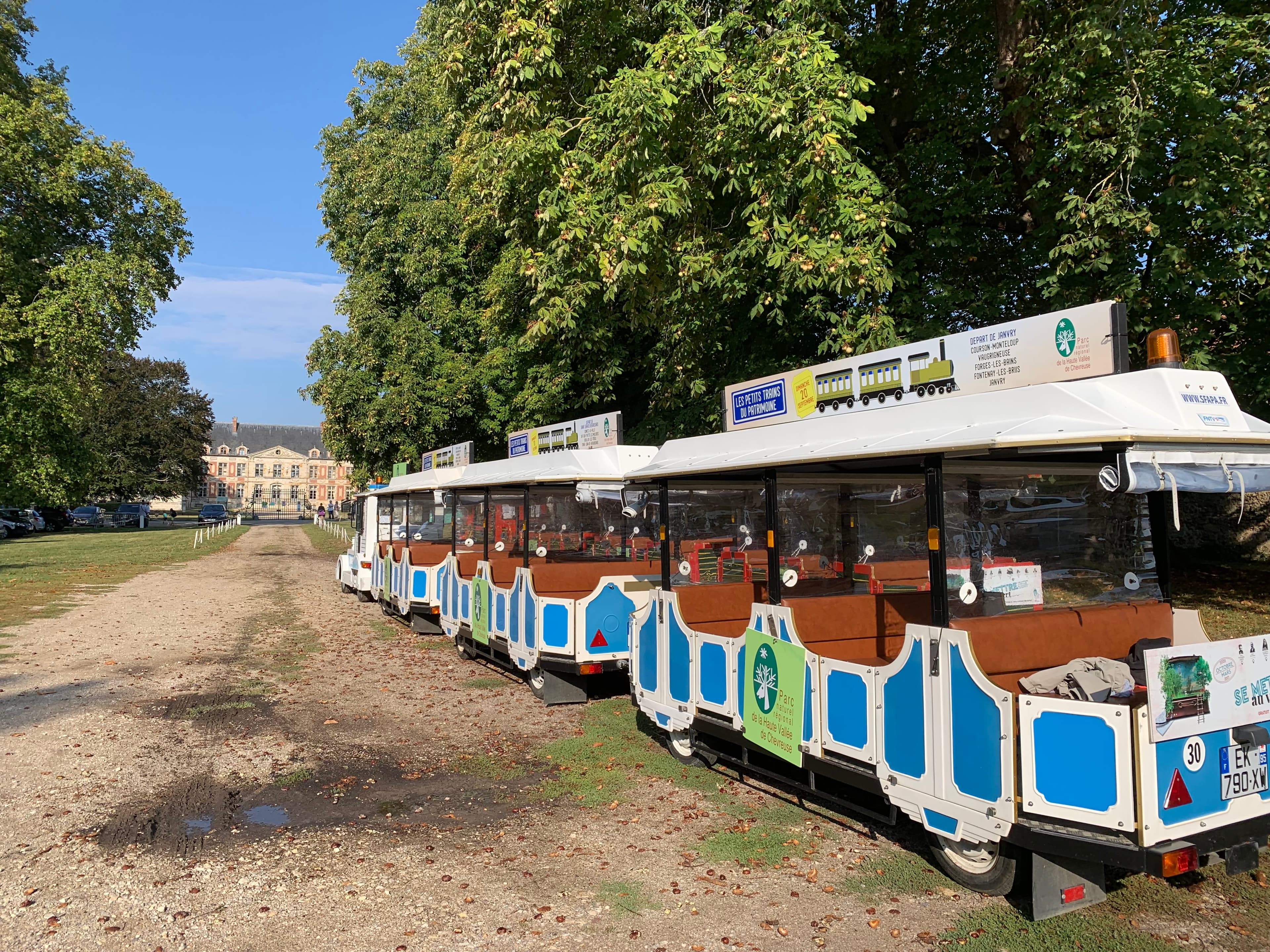 Advertising space on tourist train