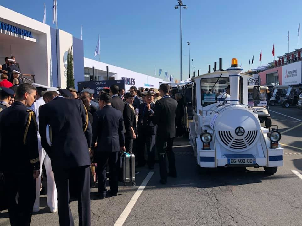 Petit train au Salon du Bourget